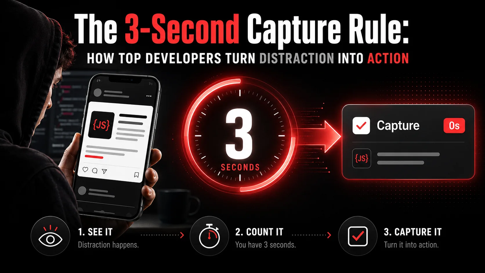 The 3-Second Capture Rule: How Top Developers Turn Distraction into Action