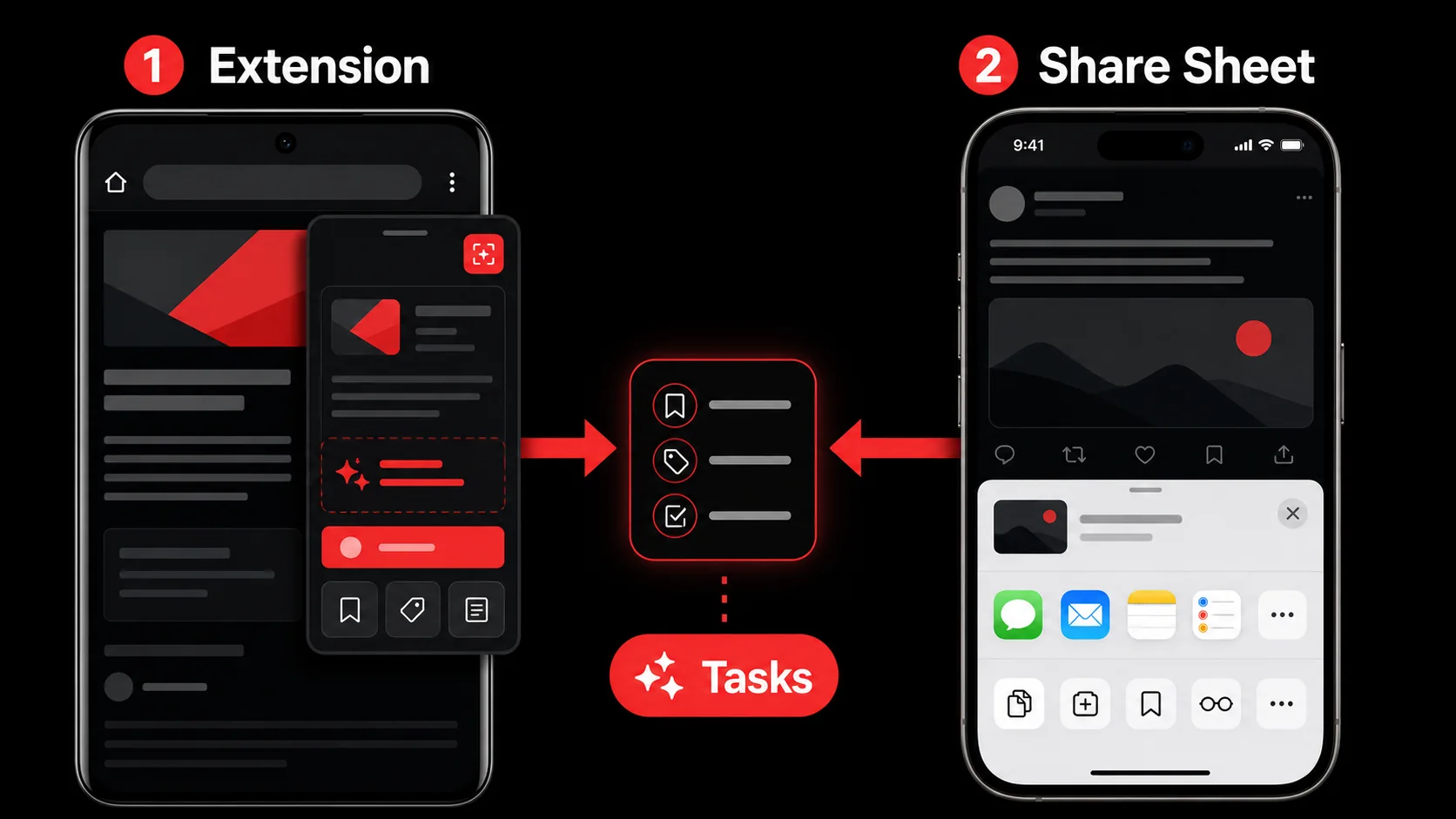 Glean Extension vs Native iOS Sharing: Best Workflow?