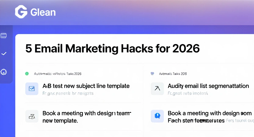 Screenshot of a Glean dashboard showing a saved article titled 